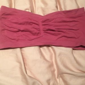 Dark pink & sea foam bandeaus